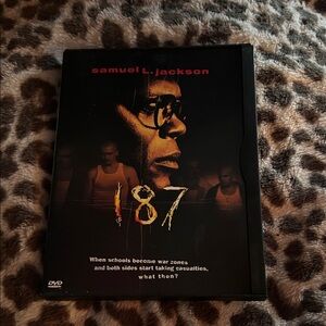 Amazon 187 DVD Movie Cover - Black, Red, Yellow
